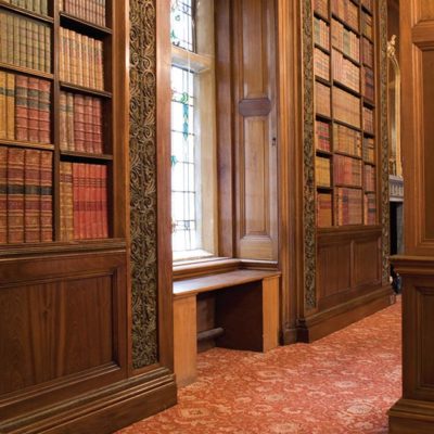 Clevedon hall faux bookcases